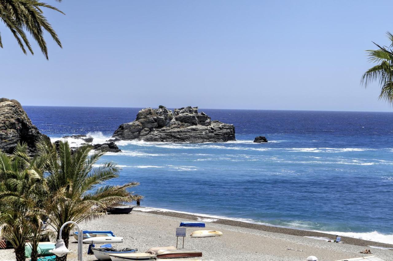 Primera Linea De Playa Con Parking Y Wifi Almuñécar المظهر الخارجي الصورة